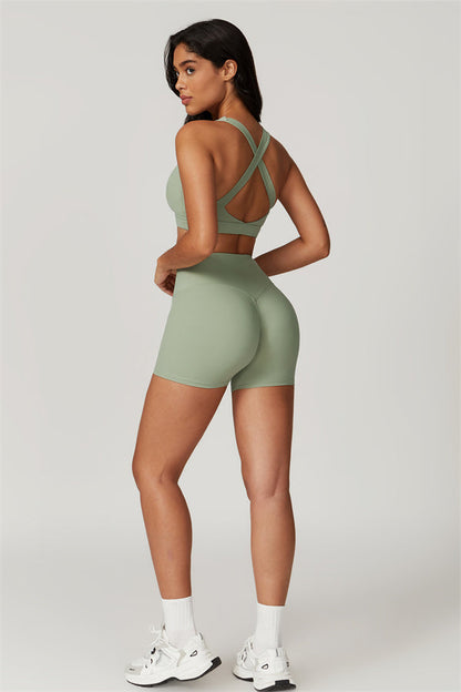 Eliskaye | Ensemble de Brassière de Sport et de Shorts