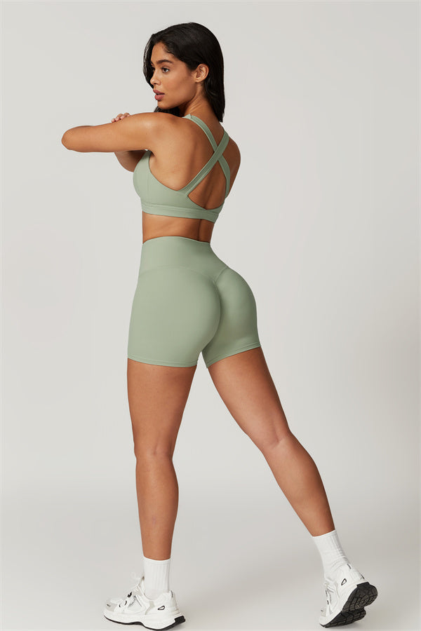 Eliskaye | Ensemble de Brassière de Sport et de Shorts