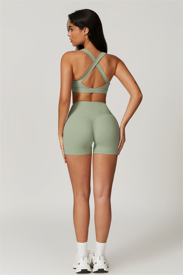Eliskaye | Ensemble de Brassière de Sport et de Shorts