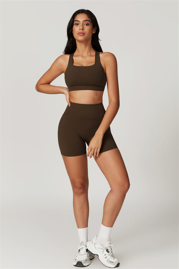 Eliskaye | Ensemble de Brassière de Sport et de Shorts