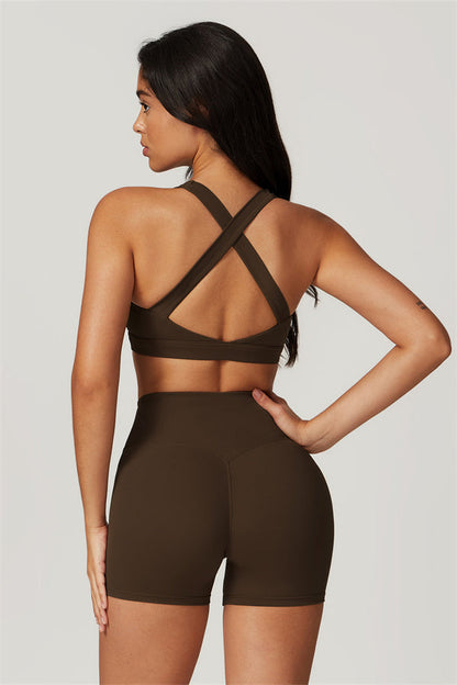 Eliskaye | Ensemble de Brassière de Sport et de Shorts