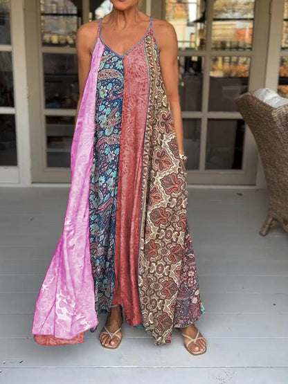 Theorine | Robe D'été À Fleurs Pour Femme | Maxi