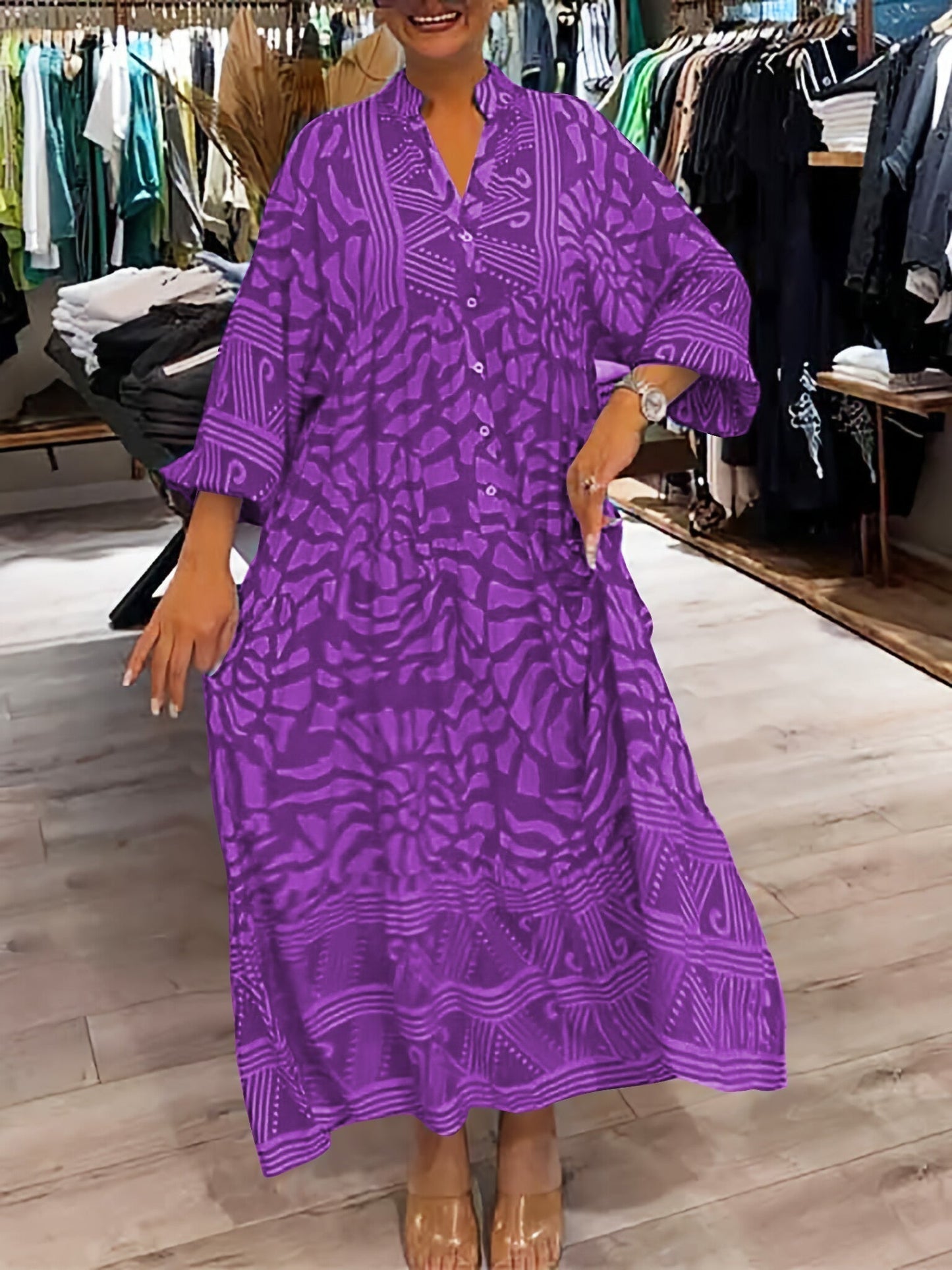 Prunelle | Robe Légère Été Fluide | Midi