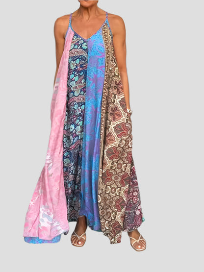Theorine | Robe D'été À Fleurs Pour Femme | Maxi