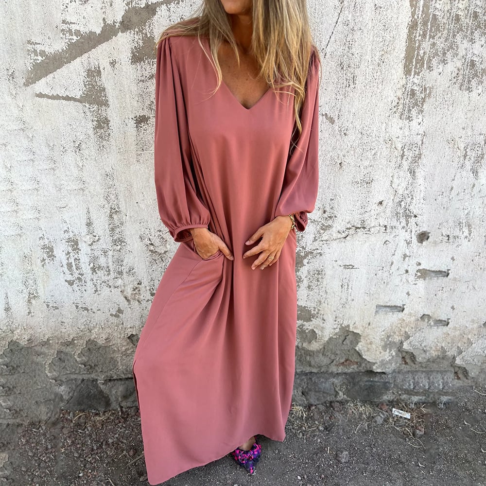 Sidonie | Robe D'été Grace Classique Pour Femme | Maxi