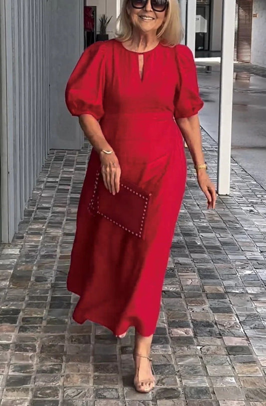 Aveline | Robe Longue | Manches Bouffantes | Maxi