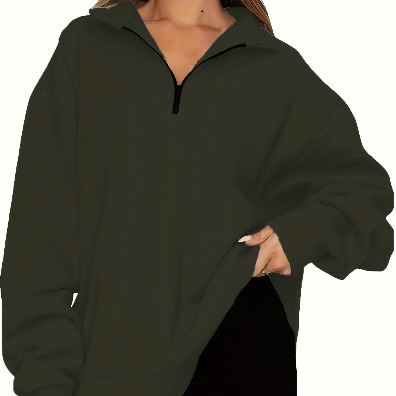 Ulyssea | Sweat à capuche zippé grande taille