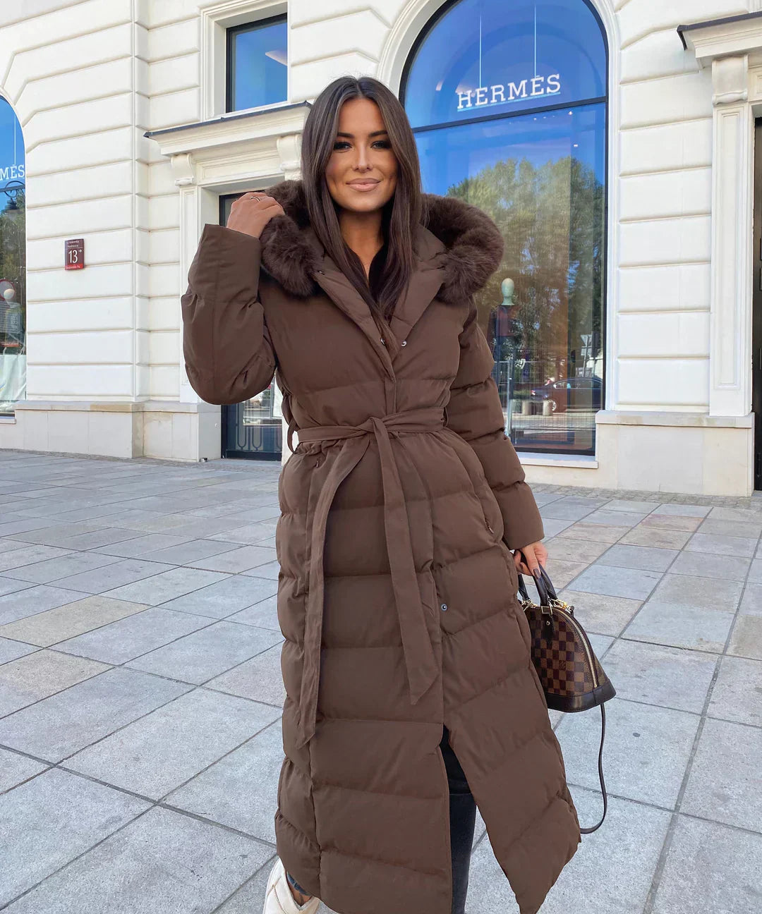Trench-coat D'hiver Pour Femme Élégant Et | Bouffant