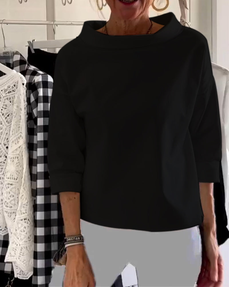 Alorine | Top Noir Pour Femme | Chic