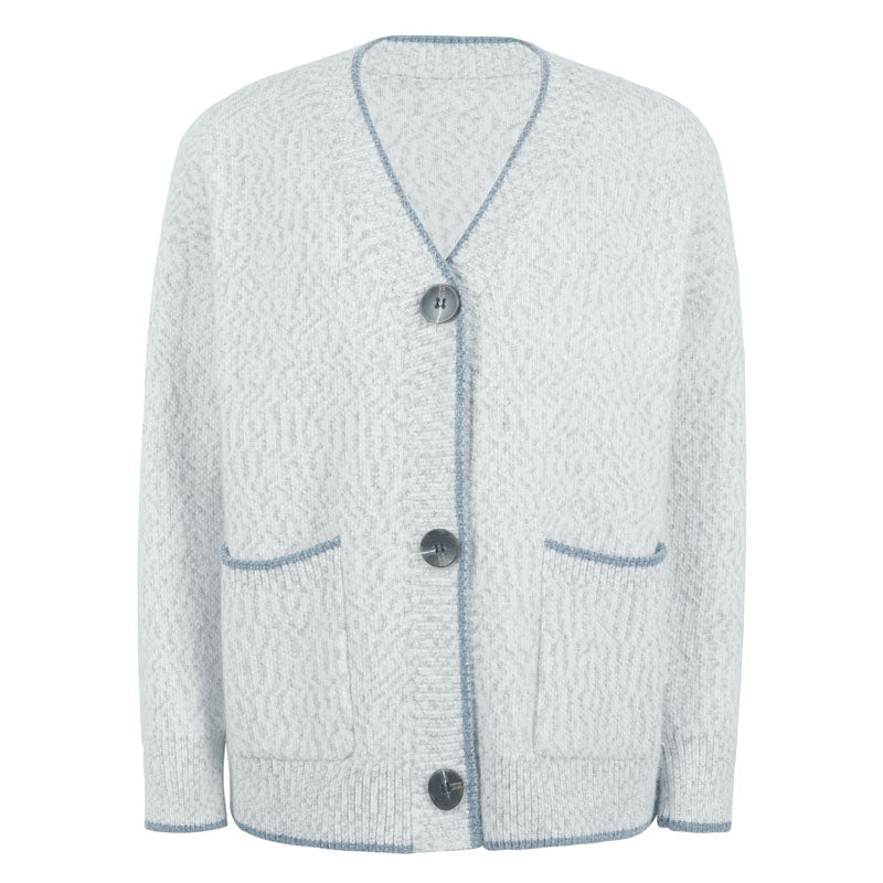 Stela | Cardigan Décontracté Boutonné Et Tricoté | Chaud