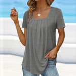 Jeanne | Blouse Élégante Plissée Pour Femme | Chic