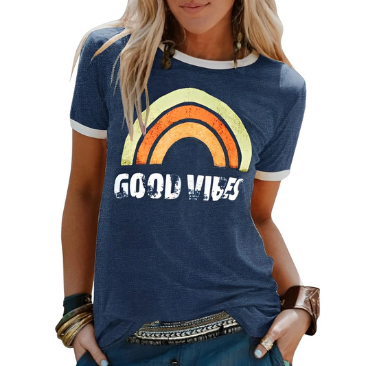 Elvina | T-shirt à col rond basique pour femmes