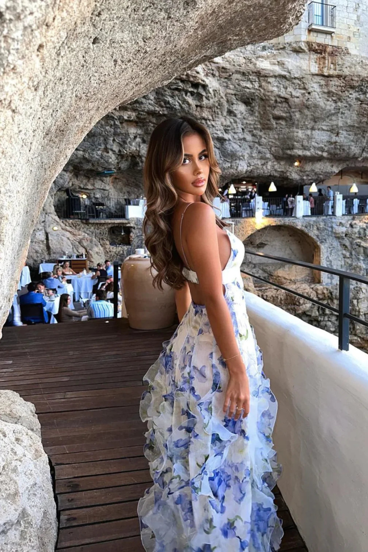 Robe d'invitée de Mariage chic Pour Femme | Maxi