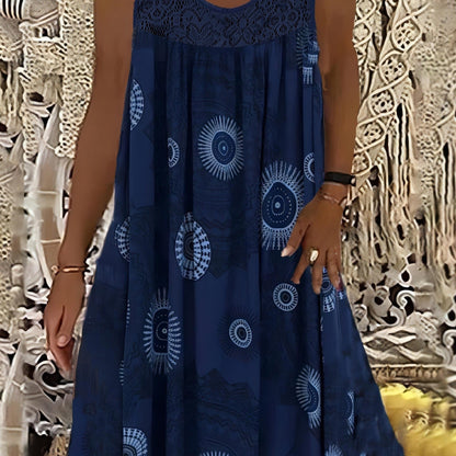 Noémie-Anne | Robe Midi Bohème | Grande Taille