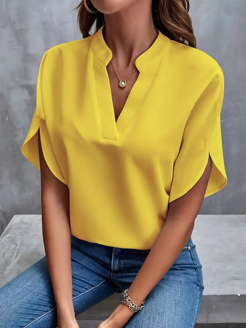 Valériane | T-shirt léger à col en V pour femmes