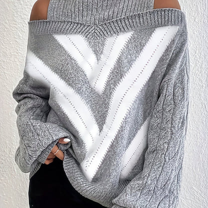 Mélodie-Claire | Tricot Femme Grande Taille | Col Roulé