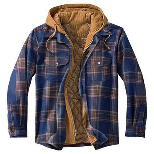 Zargon | Veste En Flanelle Pour Homme Avec Doublure En Polaire Pour L'automne Et L'hiver | Chaude