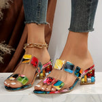 Amabelle | Sandales Femme Tendance À Coussin D'air | Talons