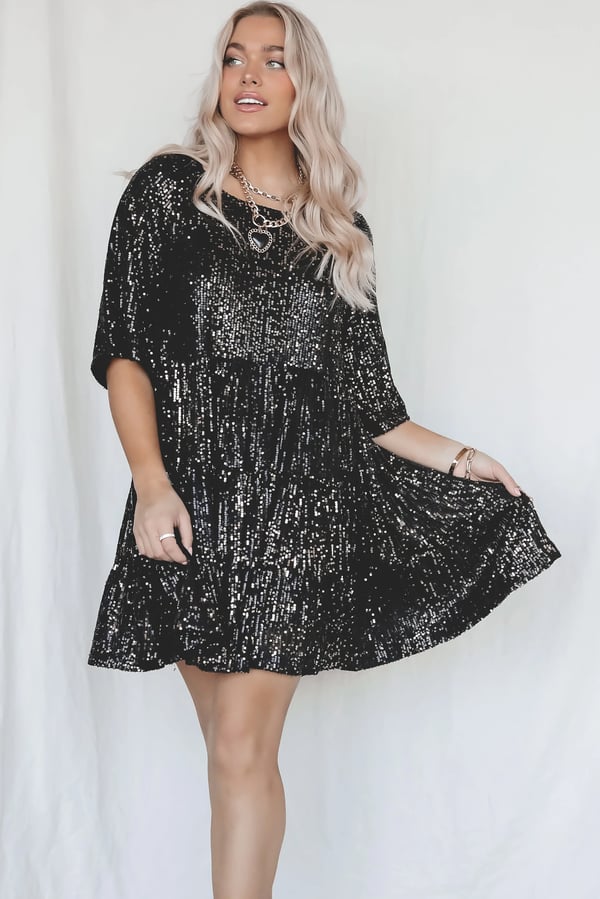 Marcelle | Robe De Soirée À Paillettes Pour Femmes | Mini