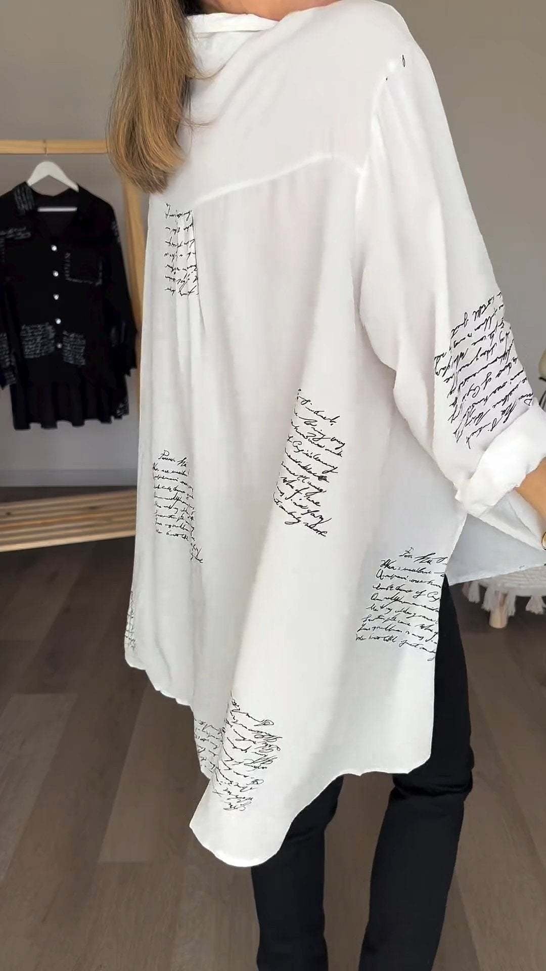Clothilde | Chemise Femme Longue | Texte