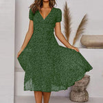 Fernanda | Robe D'été Évasé Et Fluide Pour Femme | Midi