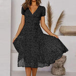 Fernanda | Robe D'été Évasé Et Fluide Pour Femme | Midi