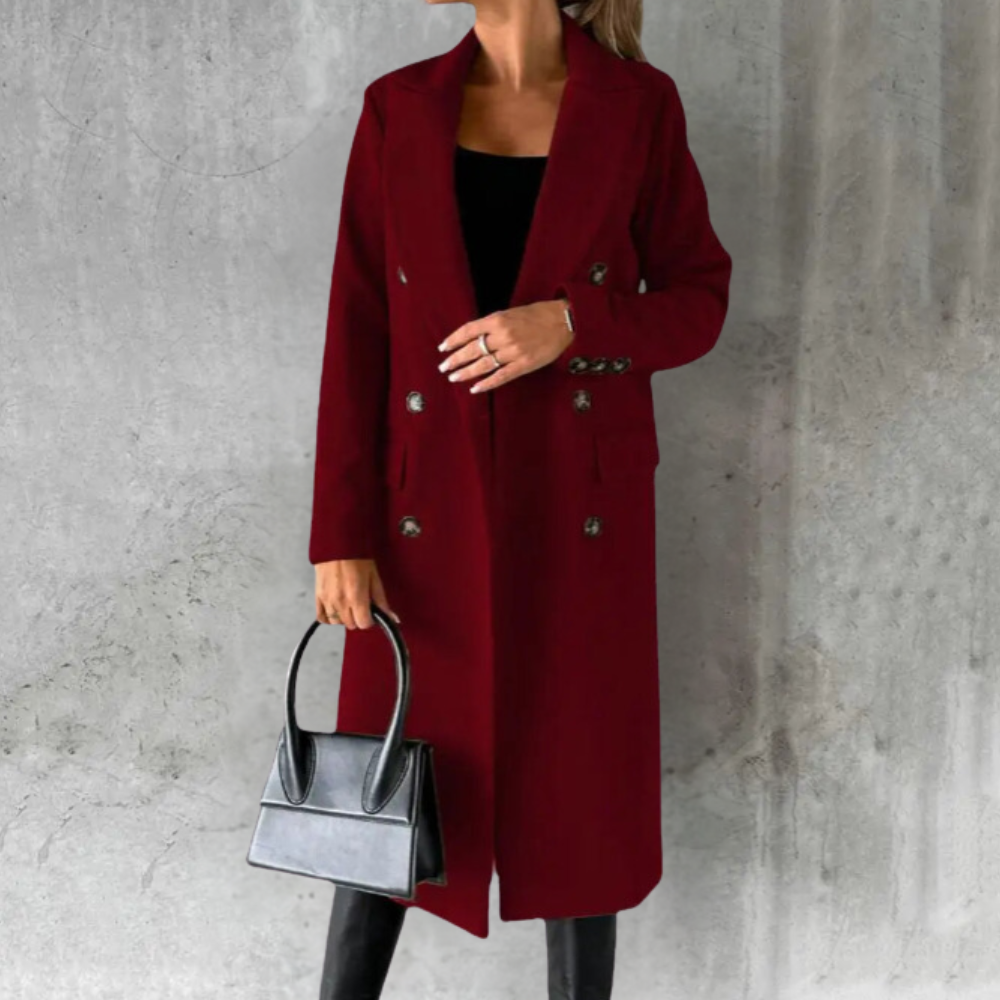 Manteau Long D'hiver Élégant Pour Femme | Classique