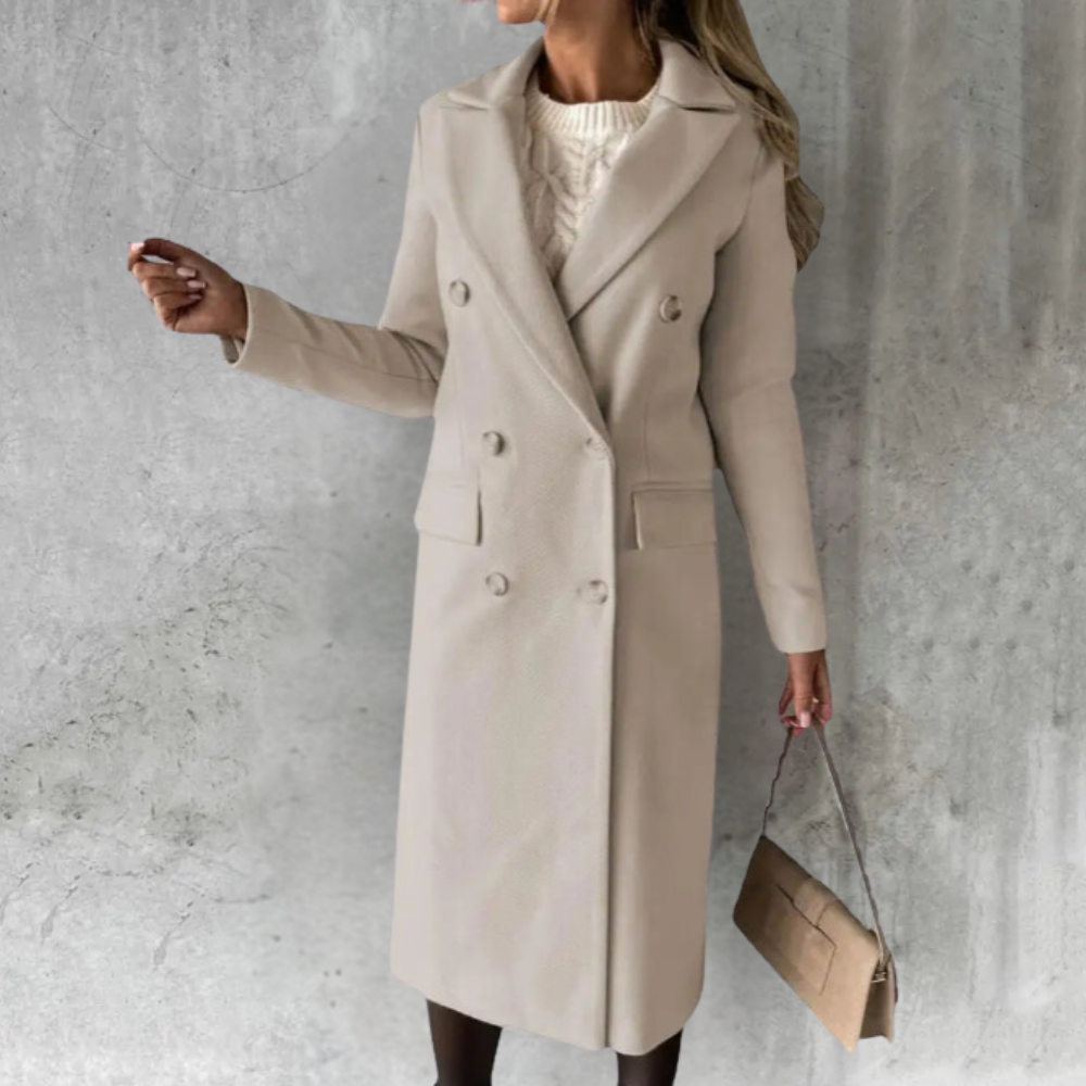 Manteau Long D'hiver Élégant Pour Femme | Classique