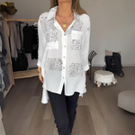 Clothilde | Blouse Femme à Boutons | Longues