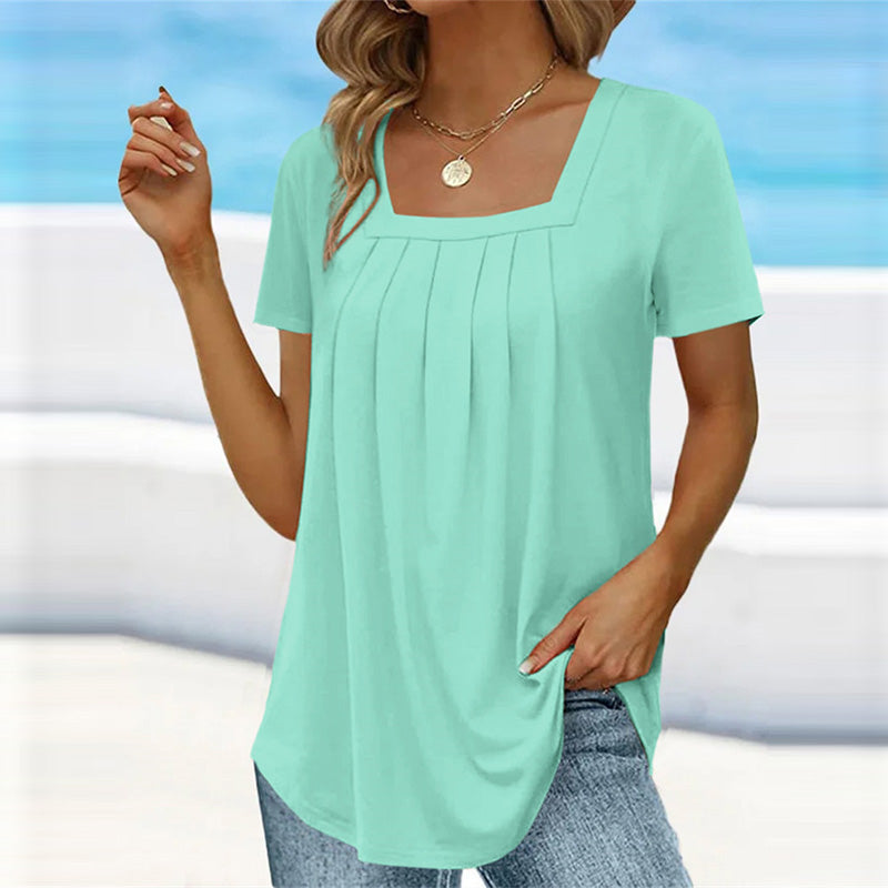 Jeanne | Blouse Élégante Plissée Pour Femme | Chic