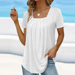 Jeanne | Blouse Élégante Plissée Pour Femme | Chic