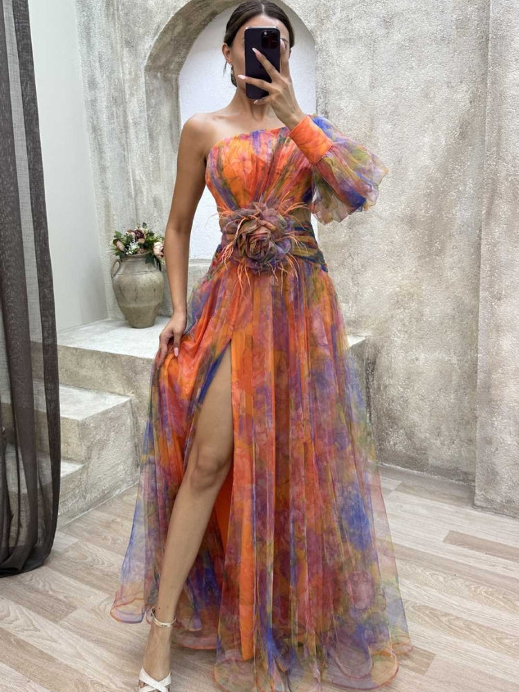 Avenelle | Robe Époustouflante Asymétrique Pour Femmes | Maxi