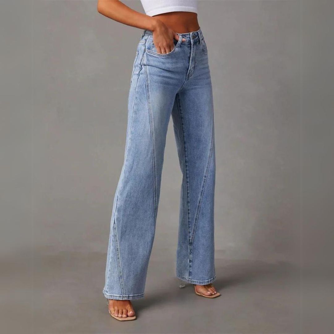 Clarice-Marie | Pantalon Évasé Taille Haute