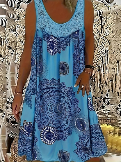 Noémie-Anne | Robe Midi Bohème | Grande Taille