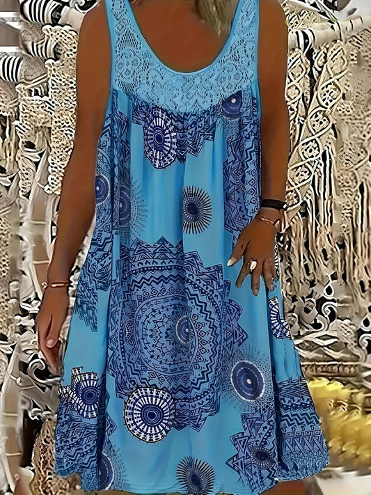 Noémie-Anne | Robe Midi Bohème | Grande Taille