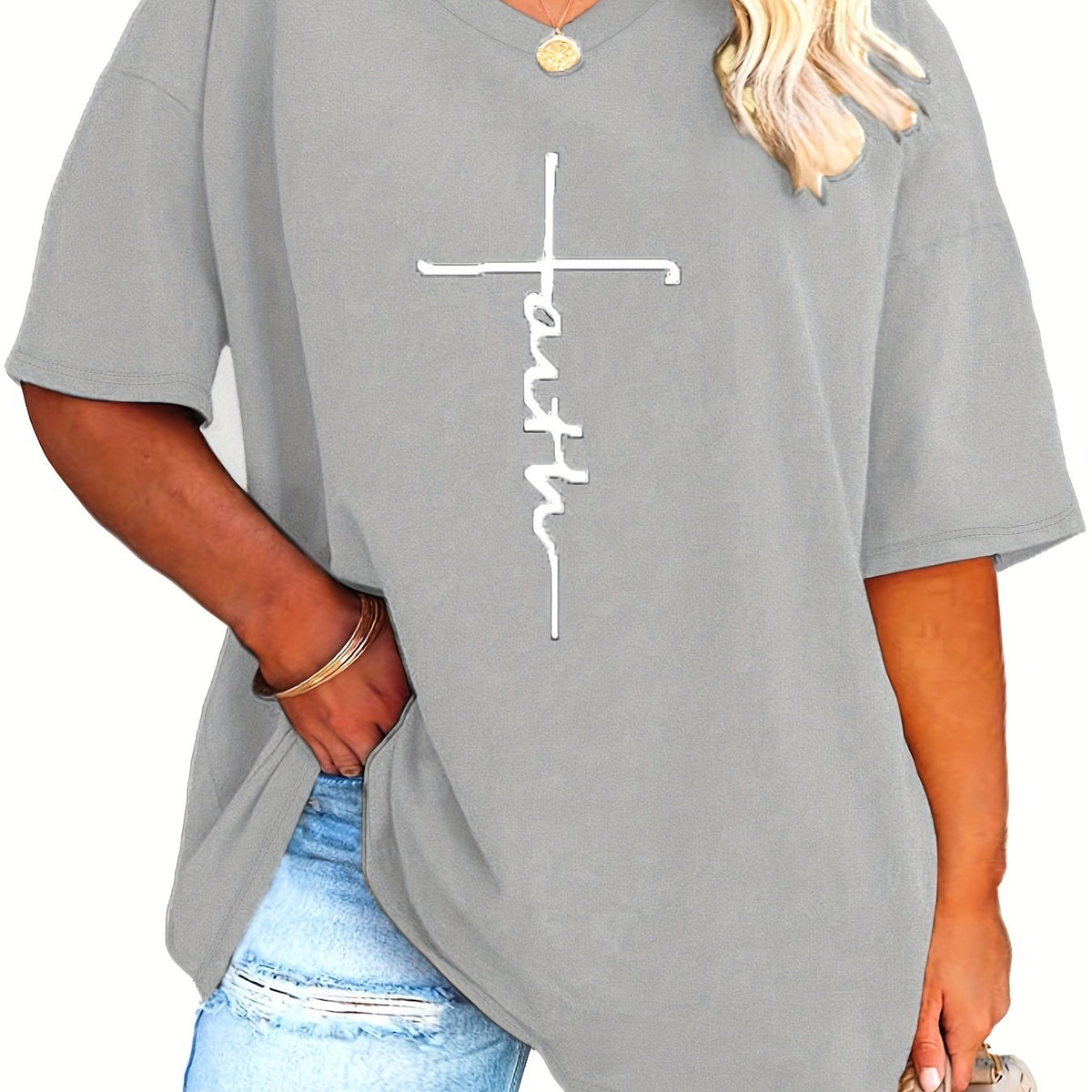 Jacinthe | T-shirt grande taille | Foi