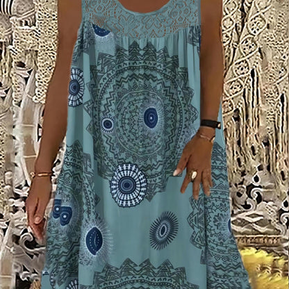 Noémie-Anne | Robe Midi Bohème | Grande Taille