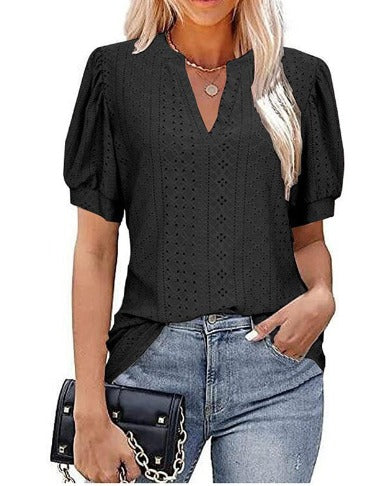 Ophélie | T-Shirt Femme | En Broderie Anglaise
