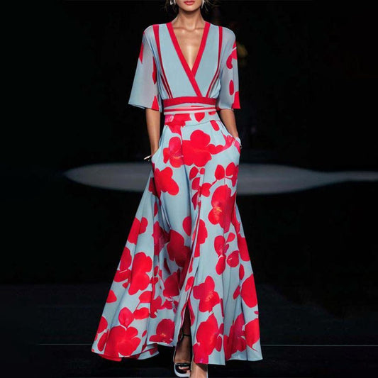 Shaniah | Robe d'été Longue Élégante Et Cintrée Pour Femme | Maxi