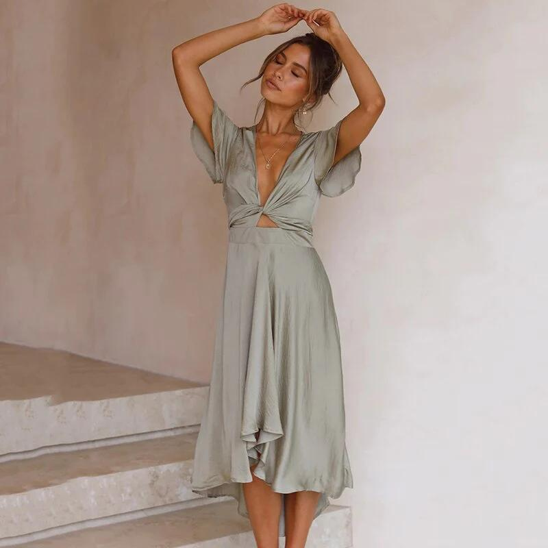 Robe Chemise Longues Pour Femme | Midi