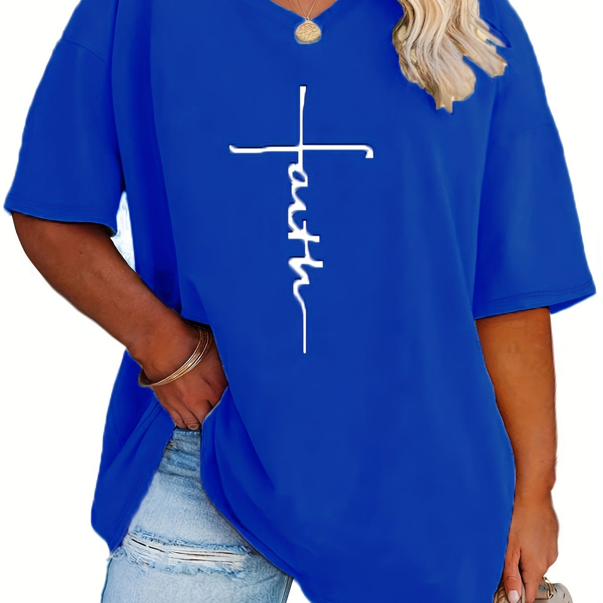 Jacinthe | T-shirt grande taille | Foi
