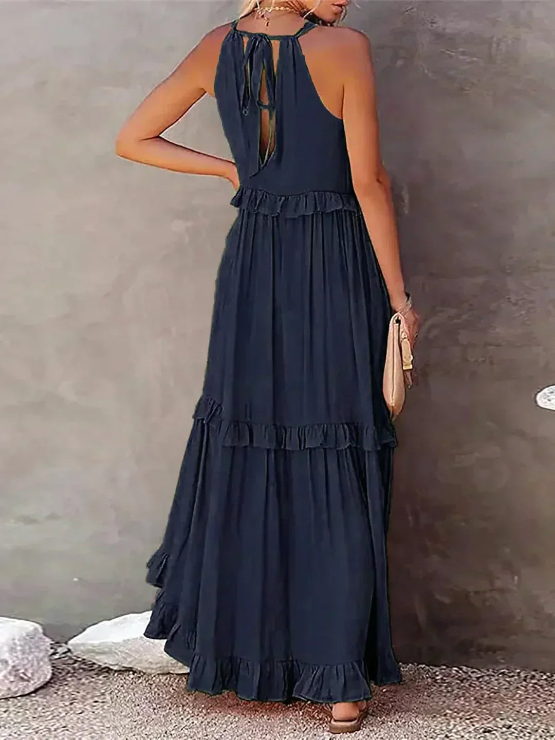 Armelle | Robe d'Été à Volants | Bohème | Sans Manches
