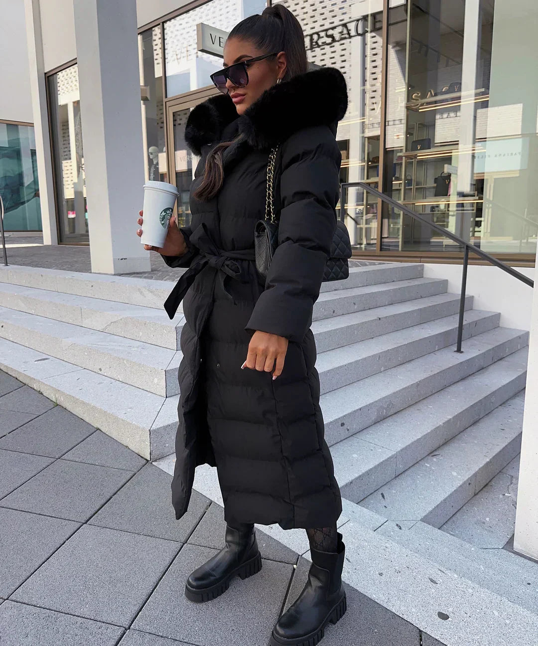 Trench-coat D'hiver Pour Femme Élégant Et | Bouffant