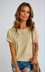Manuela | Blouse À Œillets Pour Femme | De Nuit