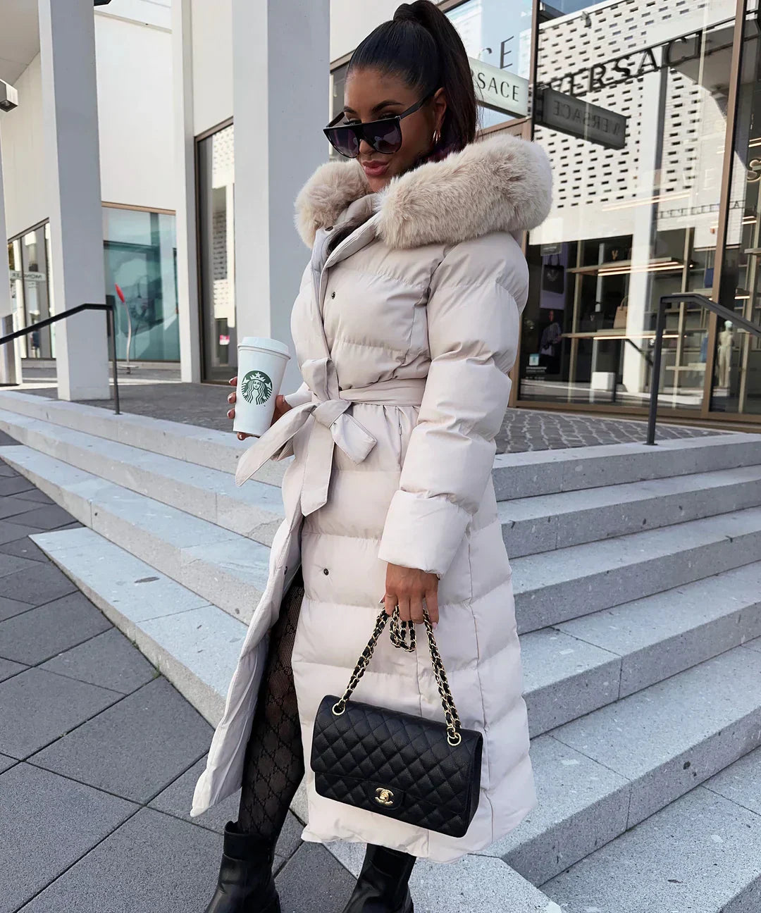 Trench-coat D'hiver Pour Femme Élégant Et | Bouffant