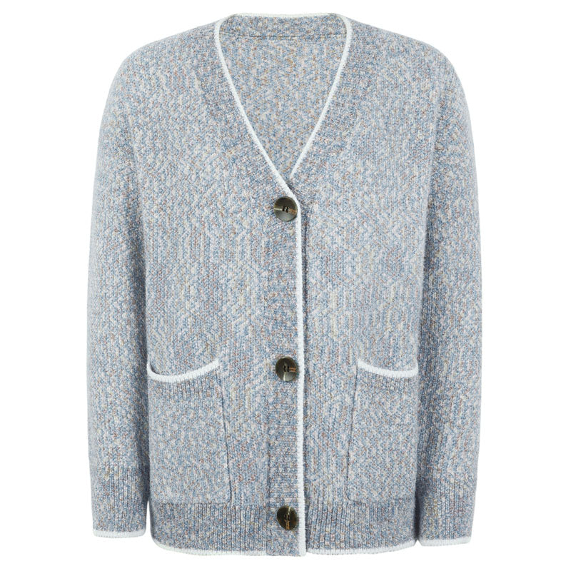 Stela | Cardigan Décontracté Boutonné Et Tricoté | Chaud