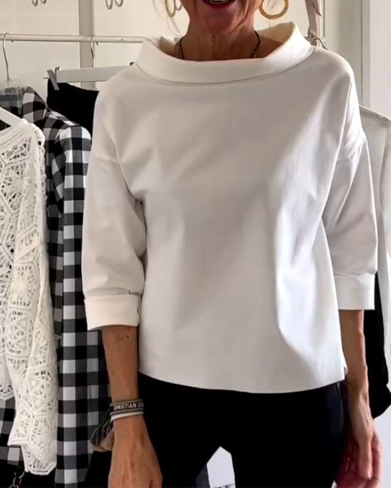 Alorine | Top Noir Pour Femme | Chic