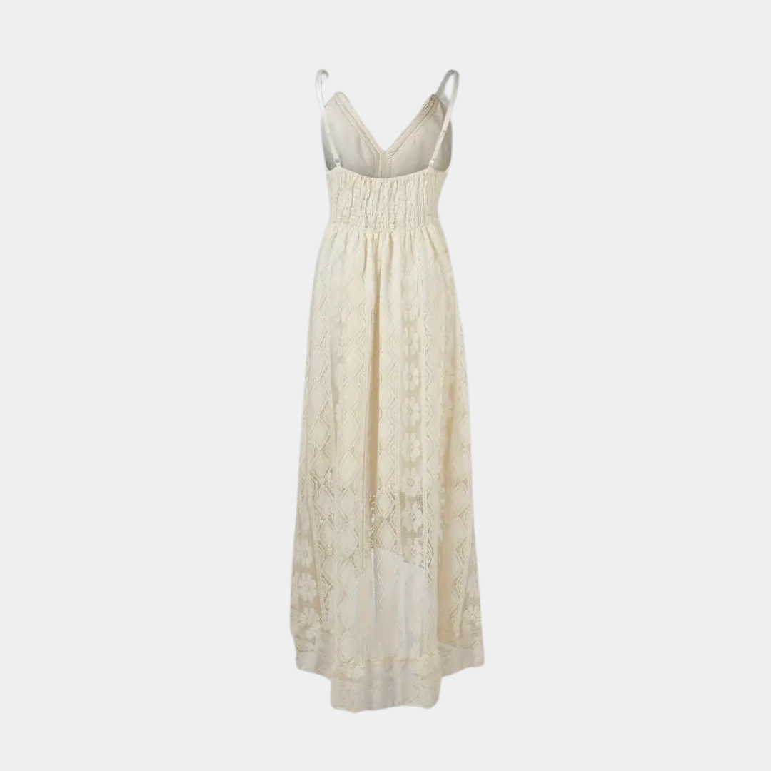 Quitterie | Robe Mi-Longue Bohème | Volants
