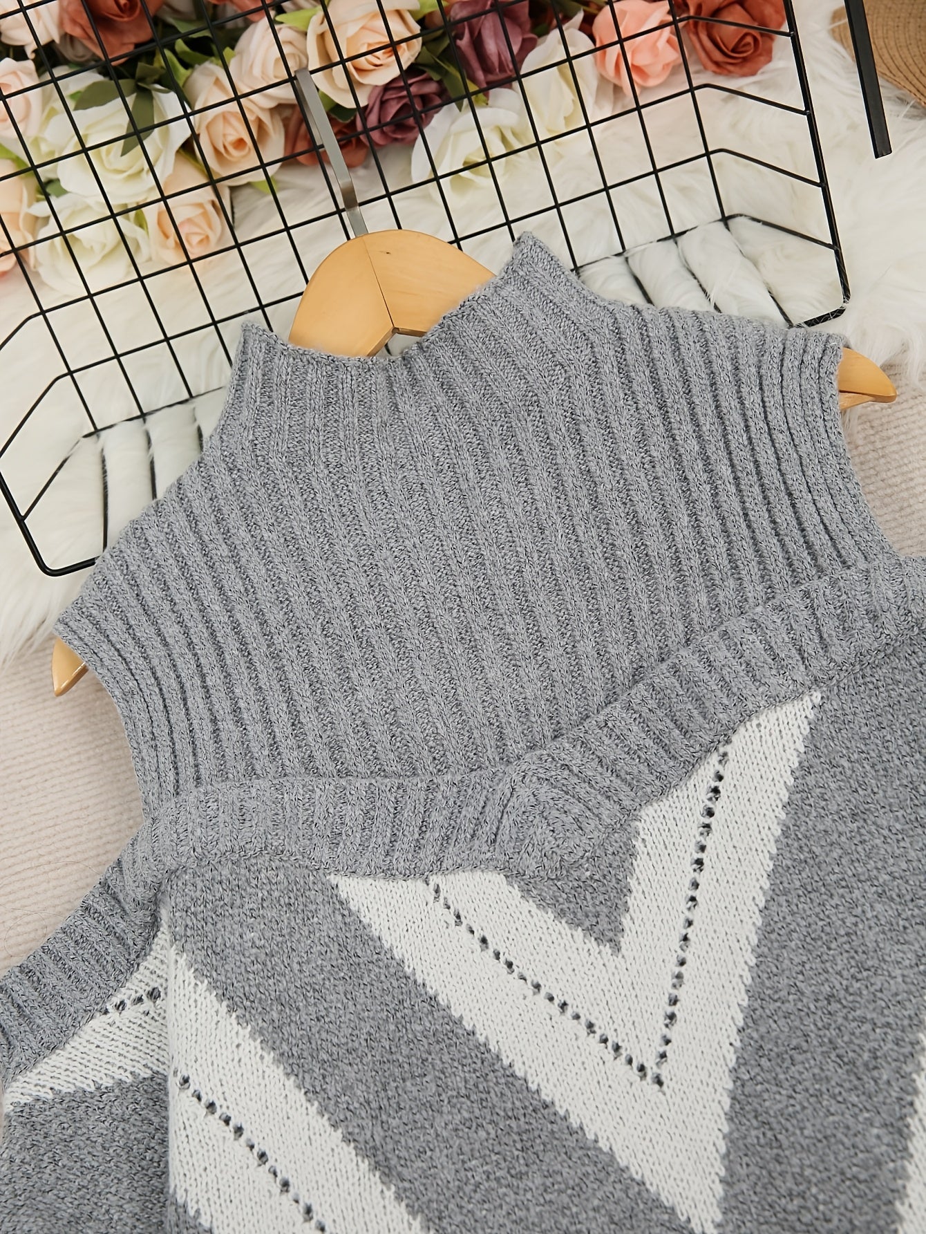 Mélodie-Claire | Tricot Femme Grande Taille | Col Roulé