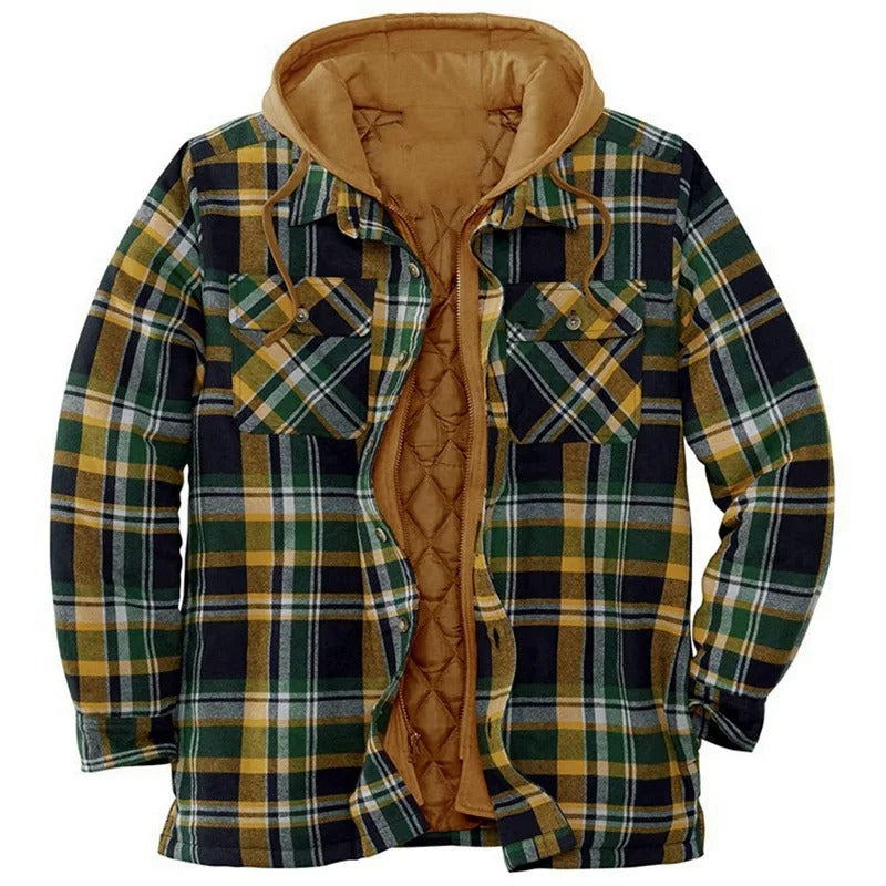 Zargon | Veste En Flanelle Pour Homme Avec Doublure En Polaire Pour L'automne Et L'hiver | Chaude